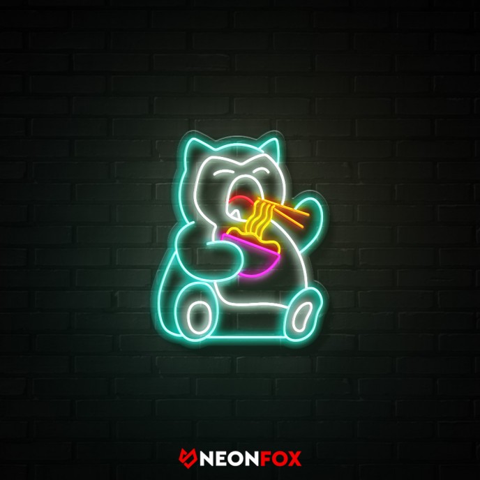 Snorlax eat - Επιγραφή ΝΕΟΝ LED Snorlax eat - Επιγραφή ΝΕΟΝ LED