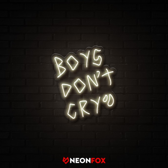Boys Don't Cry - Επιγραφή ΝΕΟΝ LED Boys Don't Cry - Επιγραφή ΝΕΟΝ LED