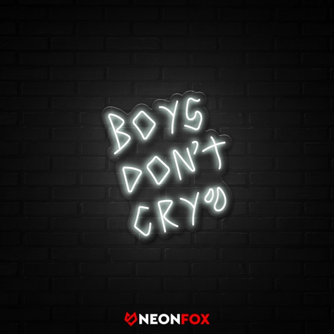 Boys Don't Cry - Επιγραφή ΝΕΟΝ LED Boys Don't Cry - Επιγραφή ΝΕΟΝ LED
