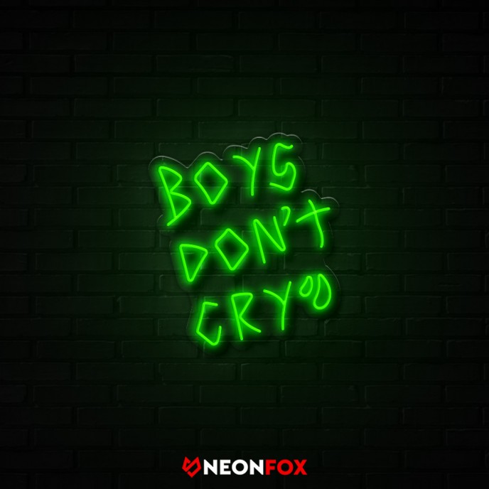 Boys Don't Cry - Επιγραφή ΝΕΟΝ LED Boys Don't Cry - Επιγραφή ΝΕΟΝ LED