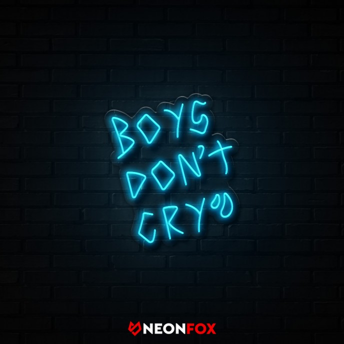 Boys Don't Cry - Επιγραφή ΝΕΟΝ LED Boys Don't Cry - Επιγραφή ΝΕΟΝ LED