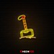 Thor hammer - Επιγραφή ΝΕΟΝ LED