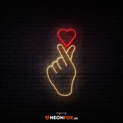 Finger Heart - NEON LED Sign Finger Heart - NEON LED Sign