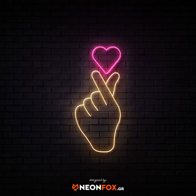 Finger Heart - NEON LED Sign
