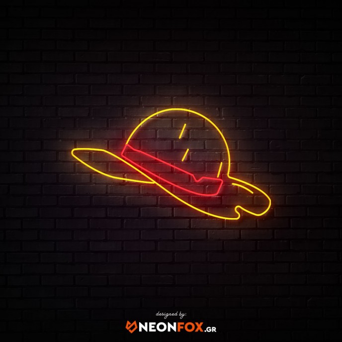 Luffy Hat - NEON LED Sign