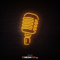 Microphone - NEON LED Sign  Microphone - NEON LED Sign