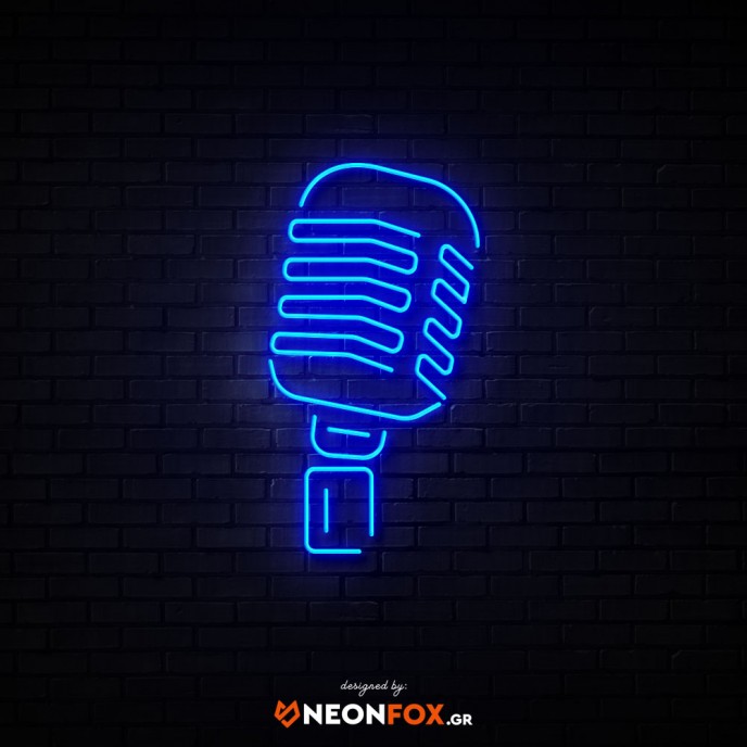  Microphone - NEON LED Sign