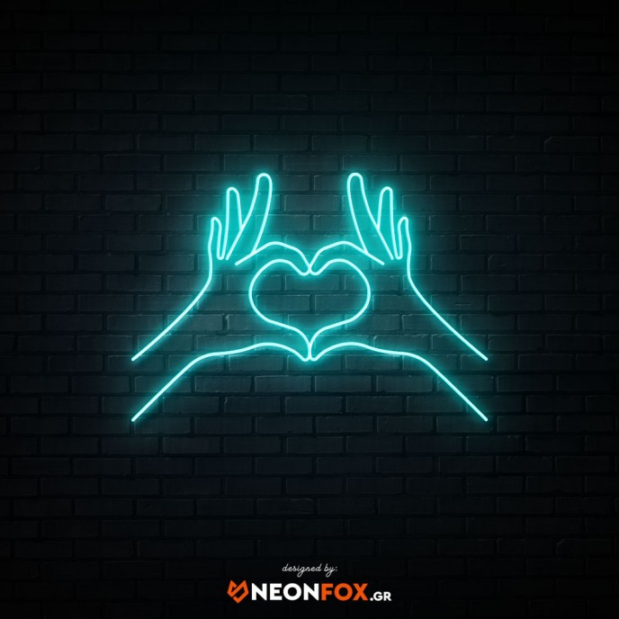 Hands Heart - NEON LED Sign