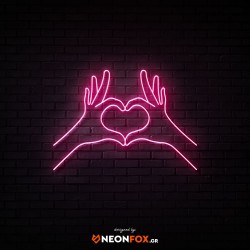 Hands Heart - NEON LED Sign Hands Heart - NEON LED Sign