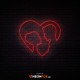 Heart 3 - NEON LED Sign