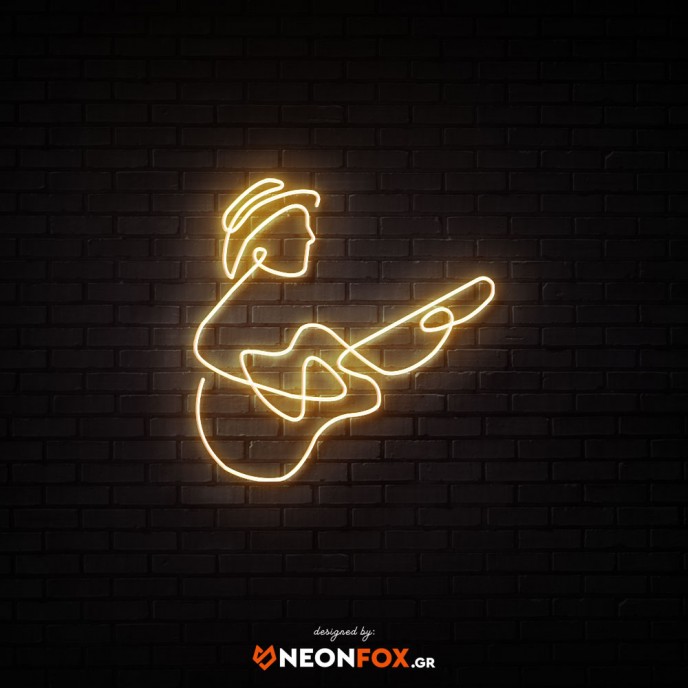 Guitarist - NEON LED Sign