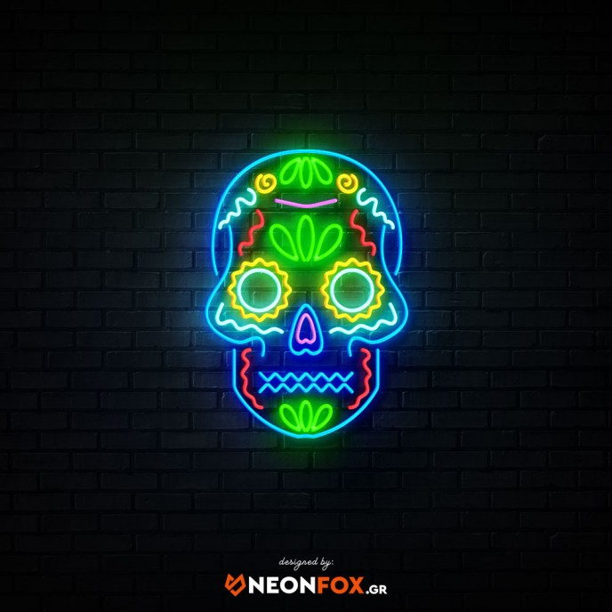 Mexican skull - NEON LED Sign