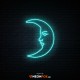 Moon Face - NEON LED Sign