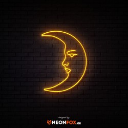 Moon Face - NEON LED Sign Moon Face - NEON LED Sign