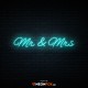 Mr & Mrs - NEON LED Sign