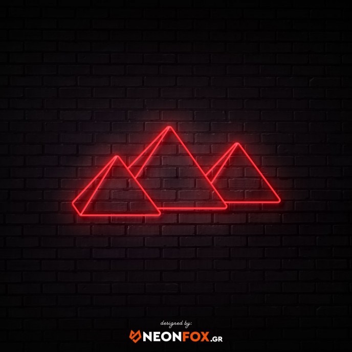 Pyramids - NEON LED Sign