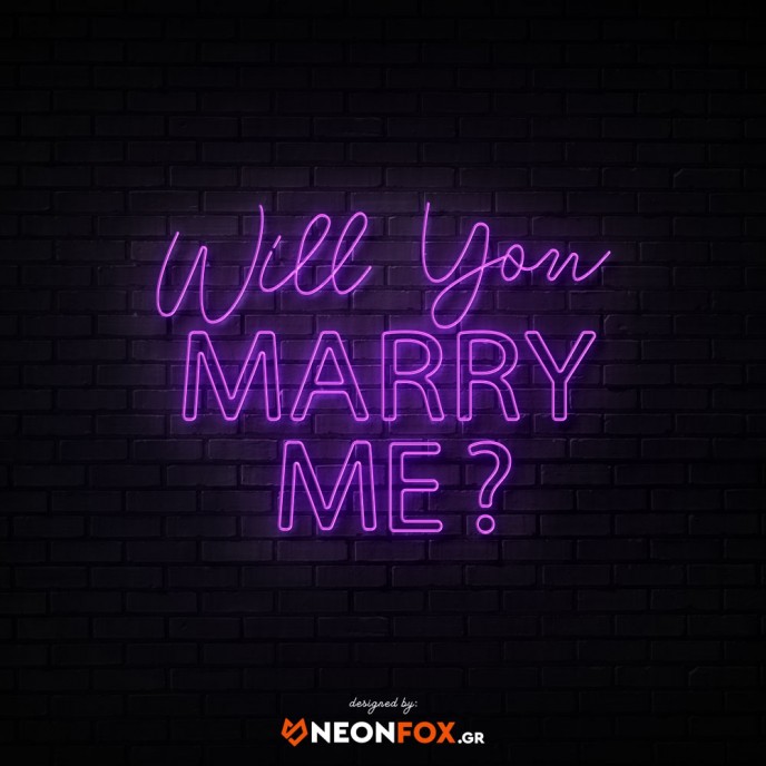 Will You Marry Me - NEON LED Sign