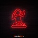 DJ - NEON LED Sign