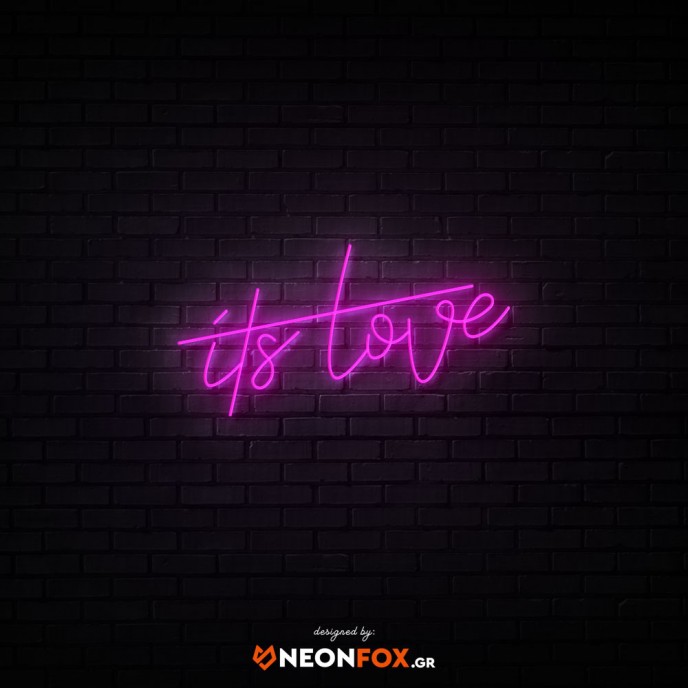 It's Love - NEON LED Sign
