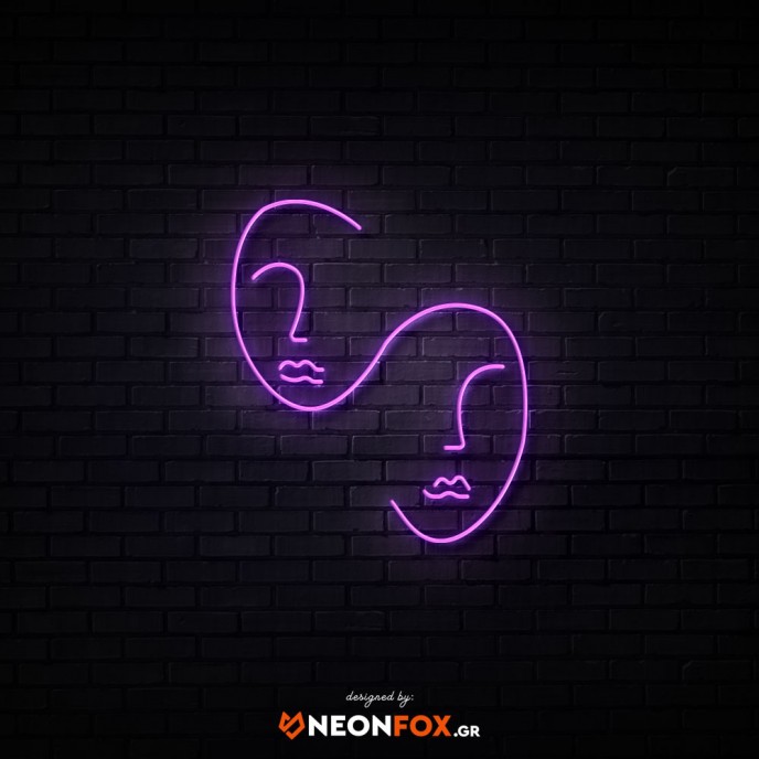 Faces - NEON LED Sign