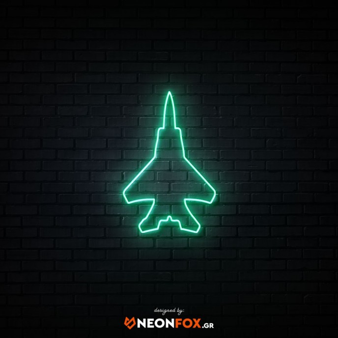 Fighter Aircraft - NEON LED Sign