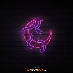 Snake On The Moon - NEON LED Sign Snake On The Moon - NEON LED Sign
