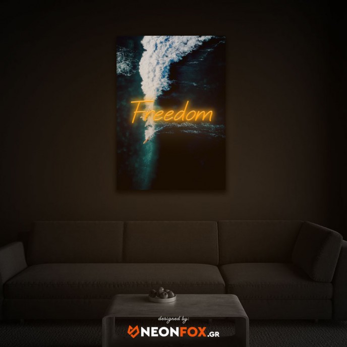 Freedom - NEON LED Artwork