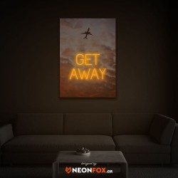 Get away - NEON LED Artwork Get away - NEON LED Artwork