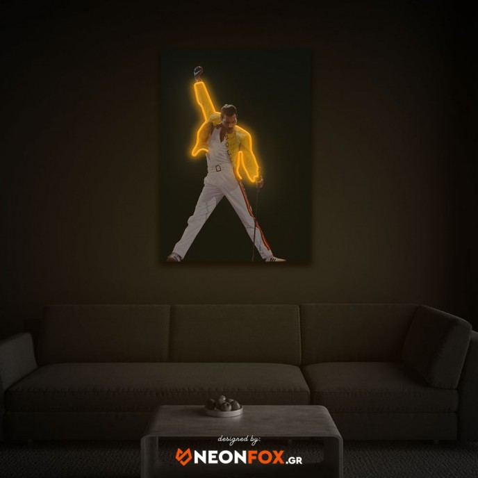 Freddie Mercury - NEON LED Artwork