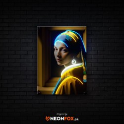 Pearl Earring2 - NEON LED Artwork Pearl Earring2 - NEON LED Artwork