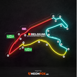 Belgium - NEON LED Racetrack Belgium - NEON LED Racetrack