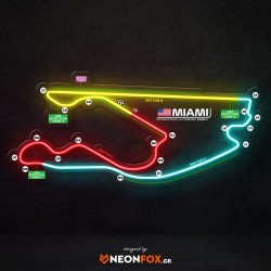 Miami - NEON LED Racetrack Miami - NEON LED Racetrack
